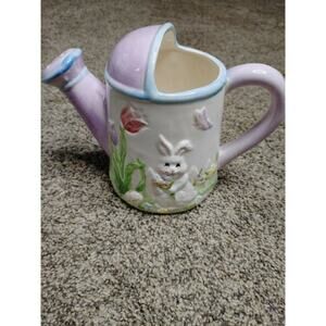 Easter Spring Colorful Ceramic Pitcher from CKRO beautiful